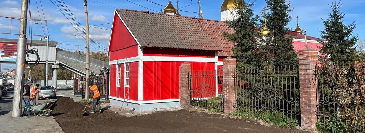 33 сибирских ели высадят у храма Михаила Архангела в Новосибирске