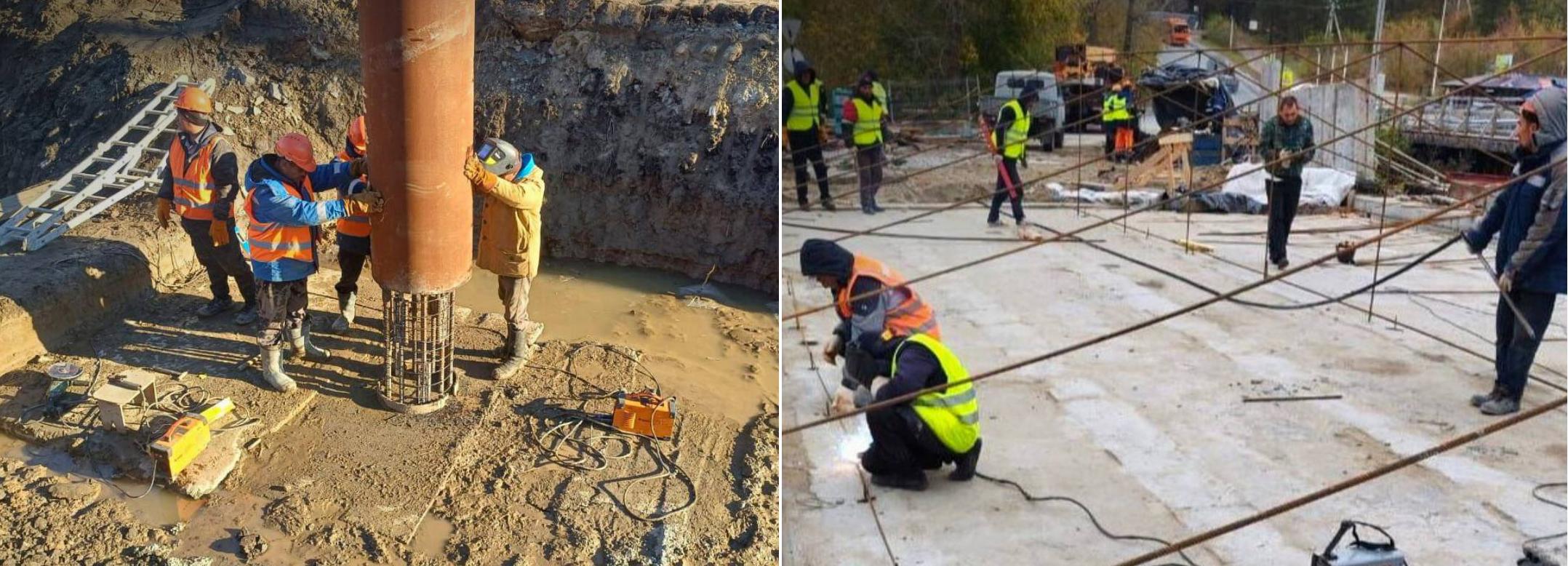 Мэр Кудрявцев: на пешеходном мосту через Транссиб начали бетонные работы