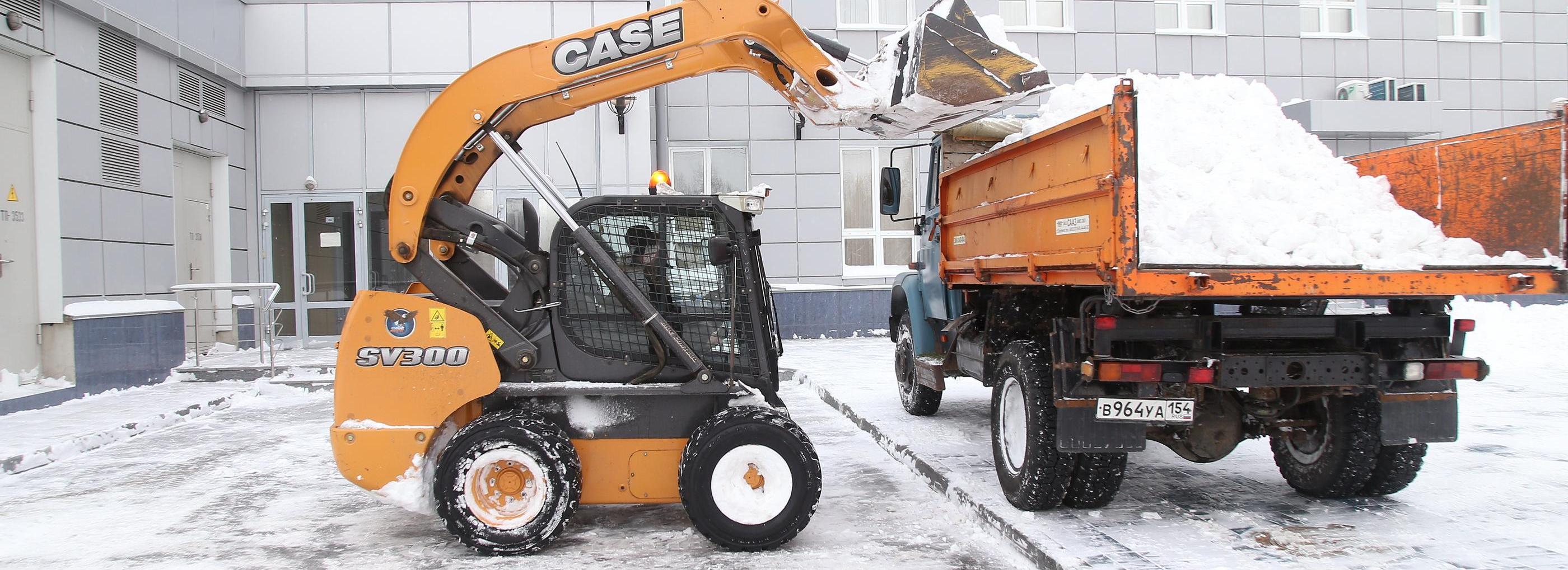 19 площадок для вывоза снега подготовили в Новосибирске