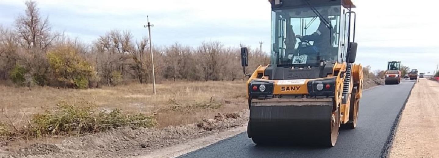 7 км дороги в Беловодском округе ЛНР отремонтировали новосибирцы