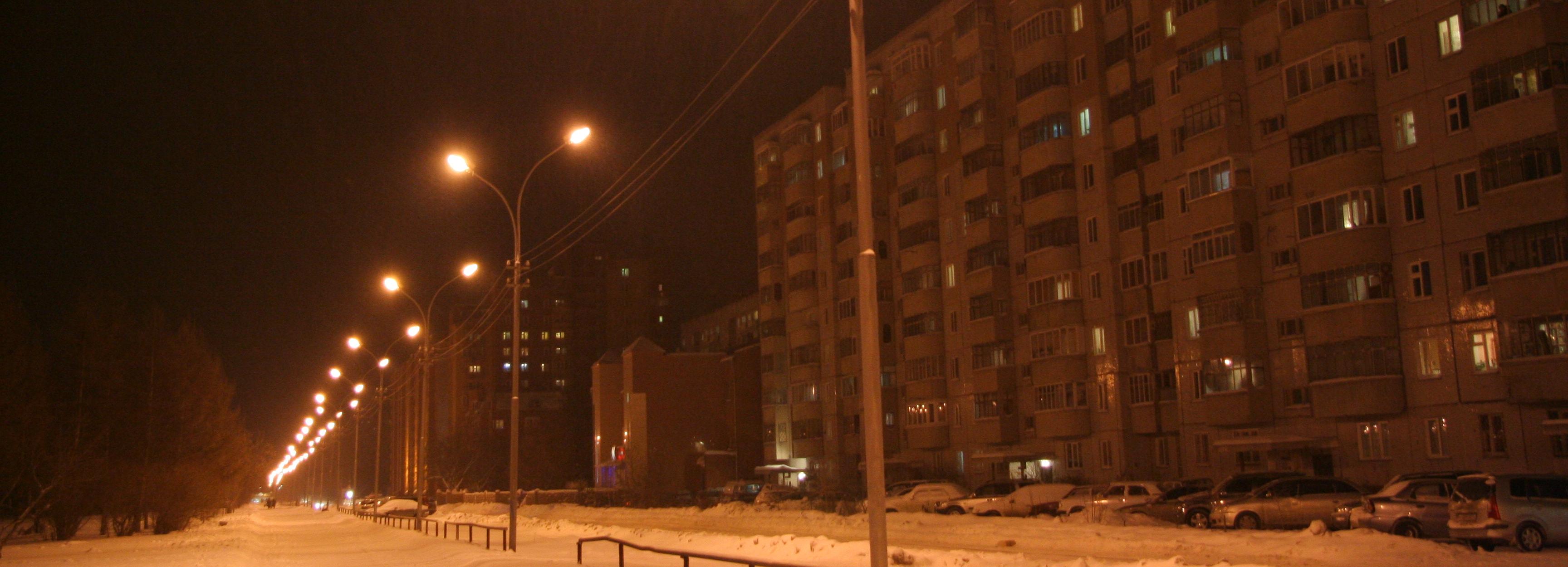 Шесть новых линий освещения построят в отдалённых районах Новосибирска