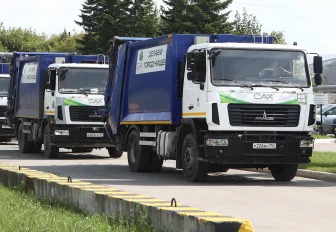 Пять новых мусоровозов выйдут на улицы Новосибирска 7 октября